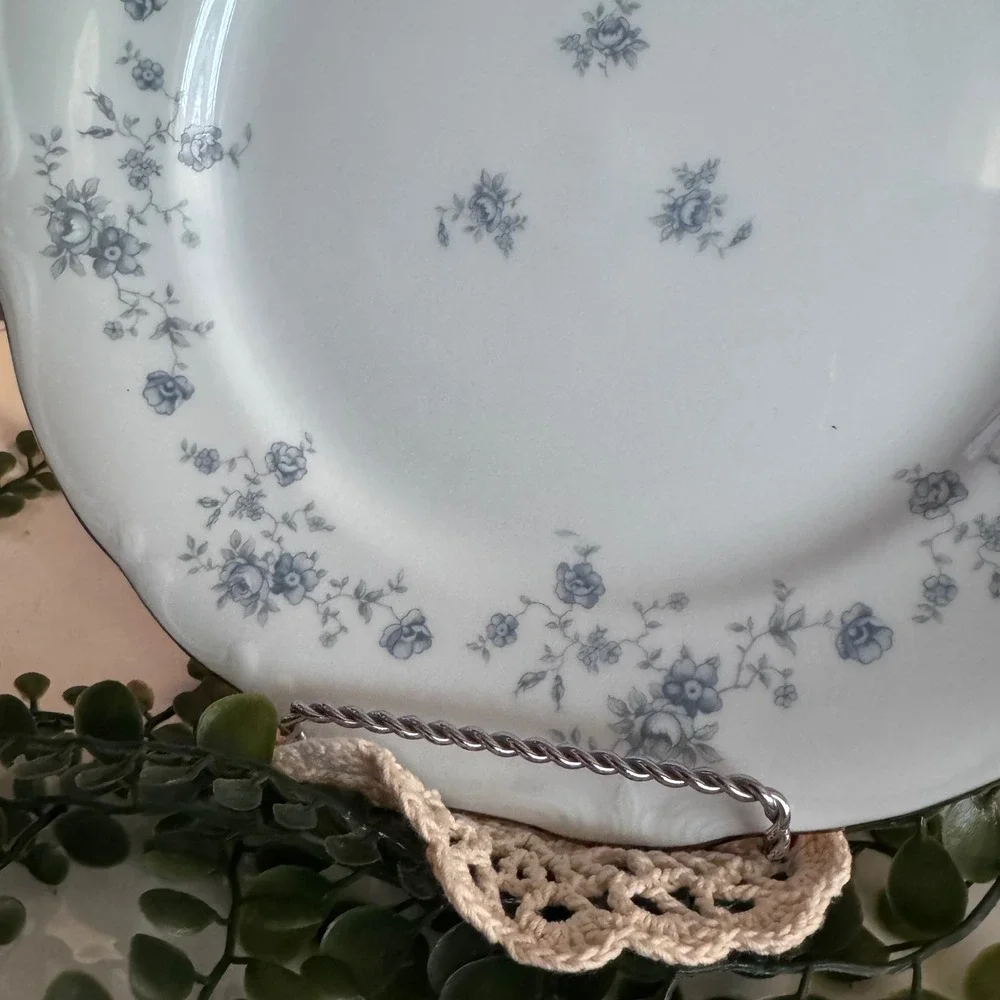Johann Haviland Blue Garland Dinner Plate Bavaria Germany 10 inch 2 Plates